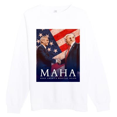 Trump And Kennedy Make America Healthy Again 2024 Premium Crewneck Sweatshirt