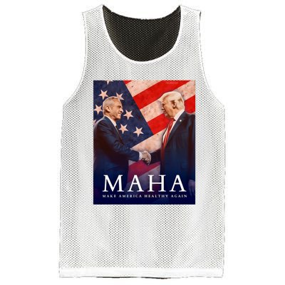 Trump And Kennedy Make America Healthy Again 2024 Mesh Reversible Basketball Jersey Tank