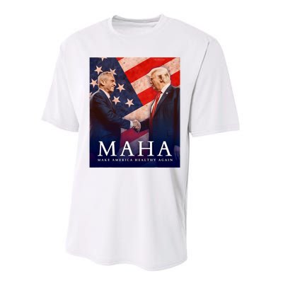 Trump And Kennedy Make America Healthy Again 2024 Performance Sprint T-Shirt