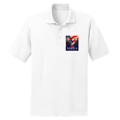 Trump And Kennedy Make America Healthy Again 2024 PosiCharge RacerMesh Polo