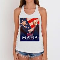 Trump And Kennedy Make America Healthy Again 2024 Women's Knotted Racerback Tank