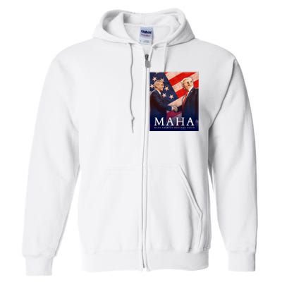 Trump And Kennedy Make America Healthy Again 2024 Full Zip Hoodie