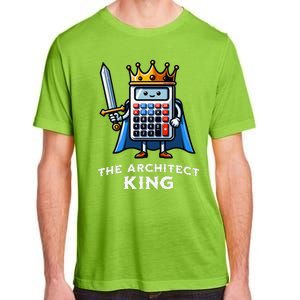 The Architect King Funny Illustration Calculator Adult ChromaSoft Performance T-Shirt