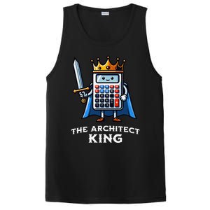 The Architect King Funny Illustration Calculator PosiCharge Competitor Tank