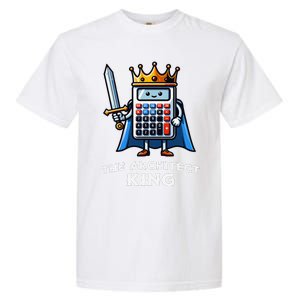 The Architect King Funny Illustration Calculator Garment-Dyed Heavyweight T-Shirt