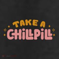 Take A Chill Pill 11oz C Handle Ceramic Mug