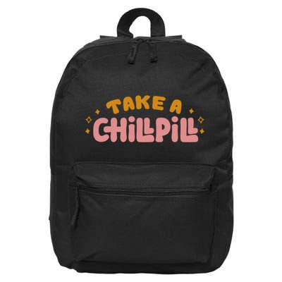 Take A Chill Pill 16 in Basic Backpack