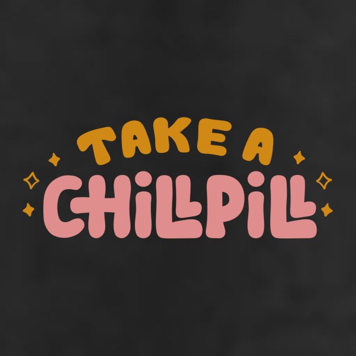 Take A Chill Pill Golf Towel