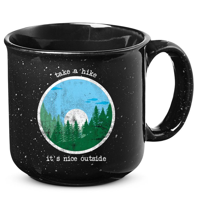 Take A Hike It's Nice Outside 15oz Campfire Ceramic Mug