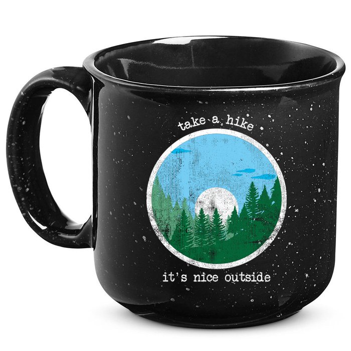 Take A Hike It's Nice Outside 15oz Campfire Ceramic Mug