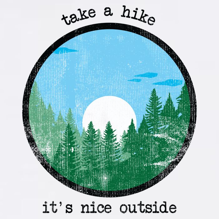 Take A Hike It's Nice Outside Garment-Dyed Sweatshirt
