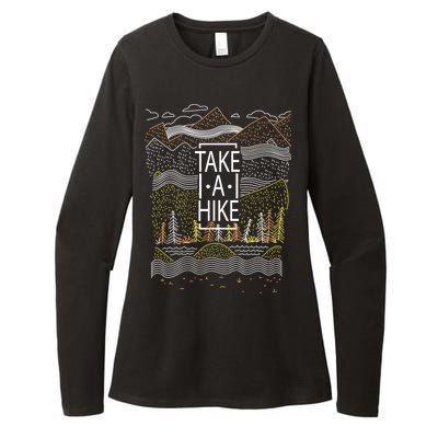 Take A Hike Outdoor Hiking And Camping Womens CVC Long Sleeve Shirt