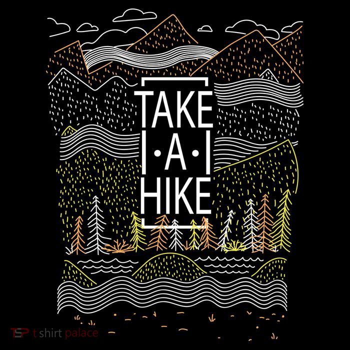 Take A Hike Outdoor Hiking And Camping Flatbill Hat
