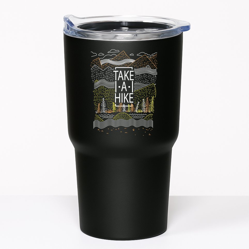 Take A Hike Outdoor Hiking And Camping Tumbler