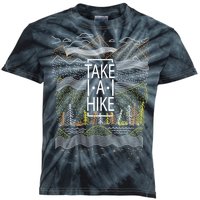 Take A Hike Outdoor Hiking And Camping Kids Tie-Dye T-Shirt