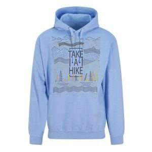 Take A Hike Outdoor Hiking And Camping Unisex Surf Hoodie