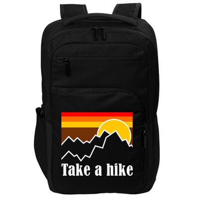Take A Hike Sunset Funny Hiking Impact Tech Backpack