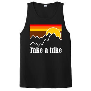 Take A Hike Sunset Funny Hiking PosiCharge Competitor Tank