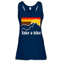 Take A Hike Sunset Funny Hiking Ladies Essential Flowy Tank