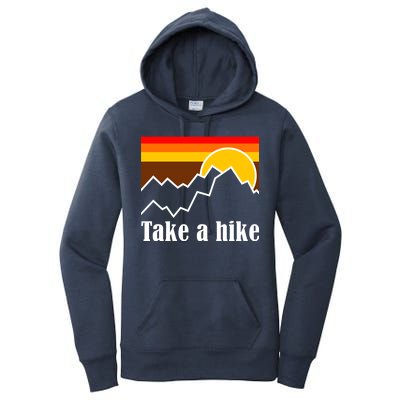 Take A Hike Sunset Funny Hiking Women's Pullover Hoodie