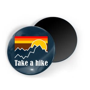 Take A Hike Sunset Funny Hiking Magnet