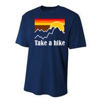 Take A Hike Sunset Funny Hiking Youth Performance Sprint T-Shirt