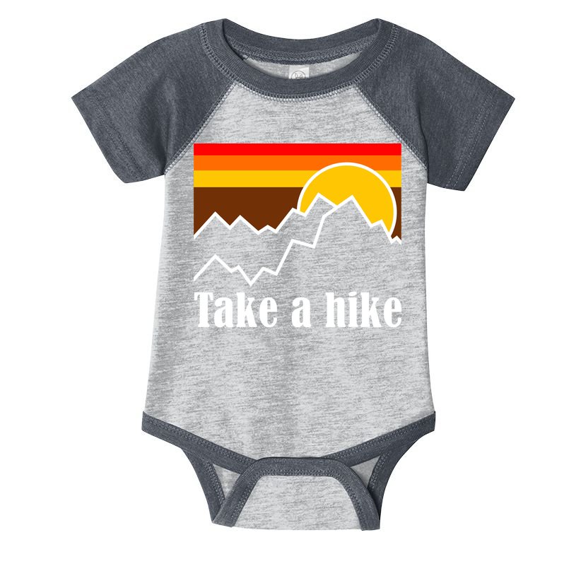 Take A Hike Sunset Funny Hiking Infant Baby Jersey Bodysuit