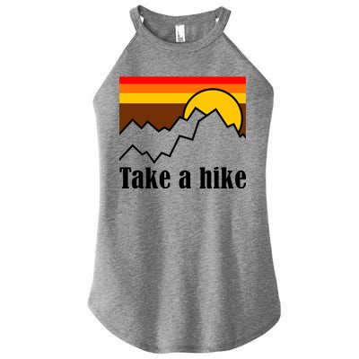 Take A Hike Sunset Funny Hiking Women's Perfect Tri Rocker Tank