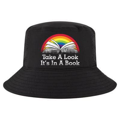Take A Look, It's In A Book Cool Comfort Performance Bucket Hat