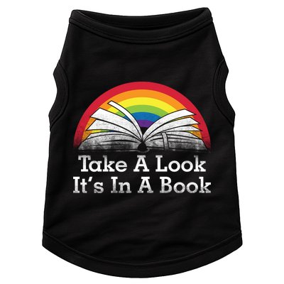 Take A Look, It's In A Book Doggie Tank