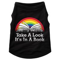 Take A Look, It's In A Book Doggie Tank