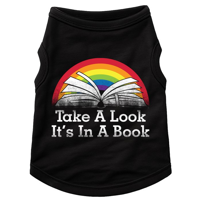 Take A Look, It's In A Book Doggie Tank