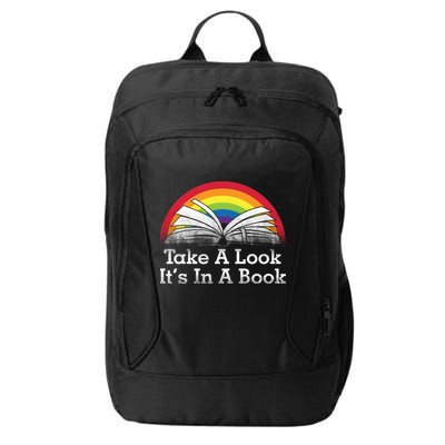 Take A Look, It's In A Book City Backpack