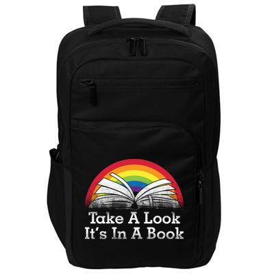 Take A Look, It's In A Book Impact Tech Backpack