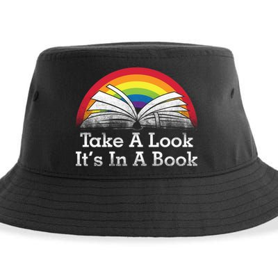 Take A Look, It's In A Book Sustainable Bucket Hat