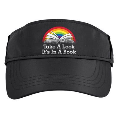 Take A Look, It's In A Book Adult Drive Performance Visor