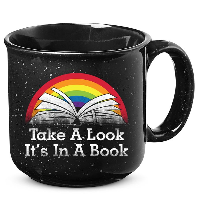 Take A Look, It's In A Book 15oz Campfire Ceramic Mug
