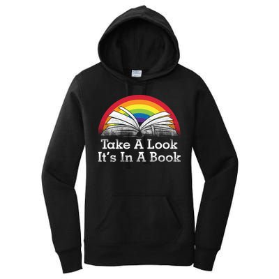 Take A Look, It's In A Book Women's Pullover Hoodie