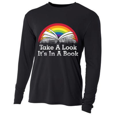 Take A Look, It's In A Book Cooling Performance Long Sleeve Crew