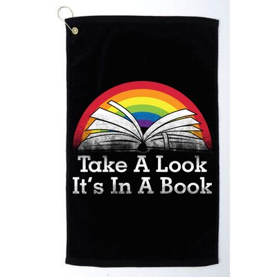 Take A Look, It's In A Book Golf Towel