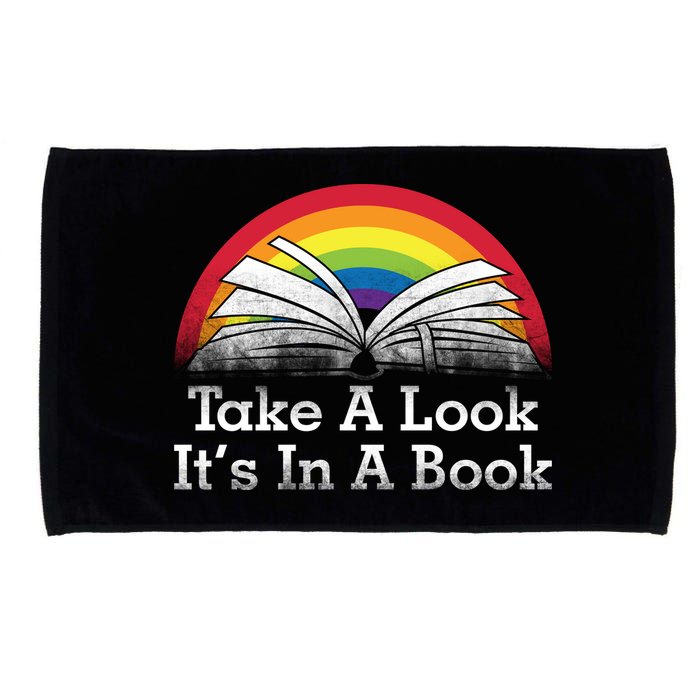 Take A Look, It's In A Book Microfiber Hand Towel