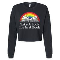 Take A Look, It's In A Book Cropped Pullover Crew