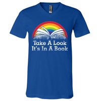 Take A Look, It's In A Book V-Neck T-Shirt