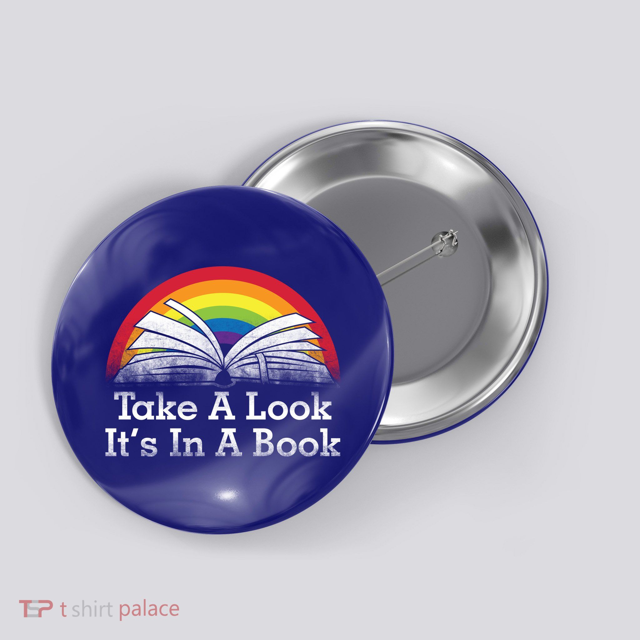 Take A Look, It's In A Book Button