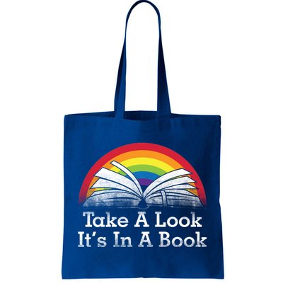 Take A Look, It's In A Book Tote Bag