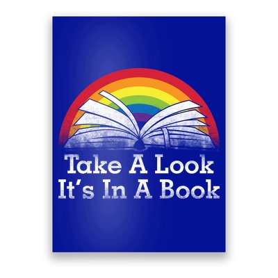 Take A Look, It's In A Book Poster