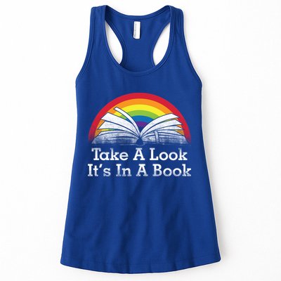 Take A Look, It's In A Book Womens Tank Top