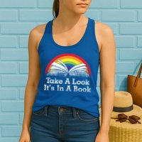 Take A Look, It's In A Book Womens Tank Top