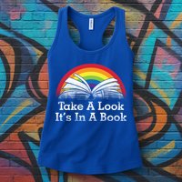Take A Look, It's In A Book Womens Tank Top