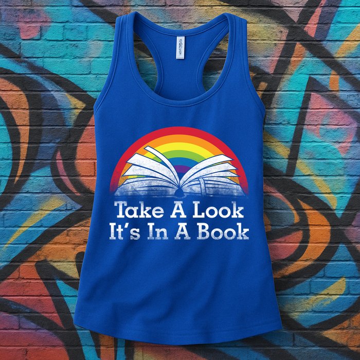 Take A Look, It's In A Book Womens Tank Top